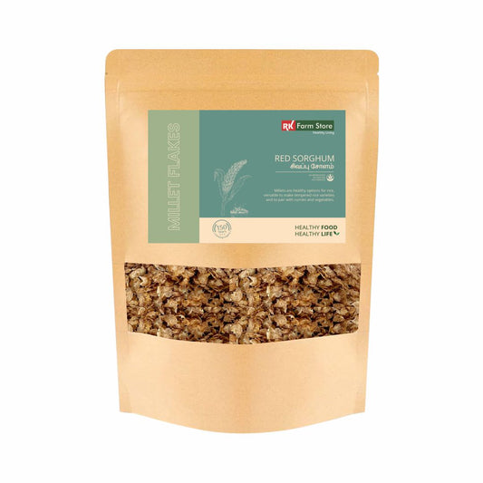Red Sorghum Millet Flakes