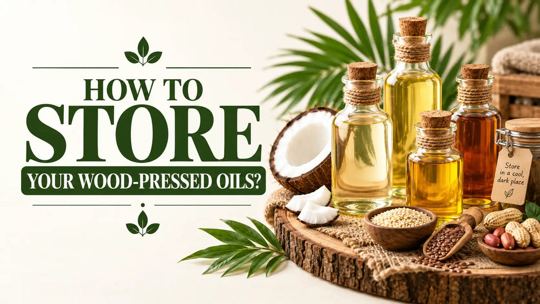 How to Store Your Wood-Pressed Oils?