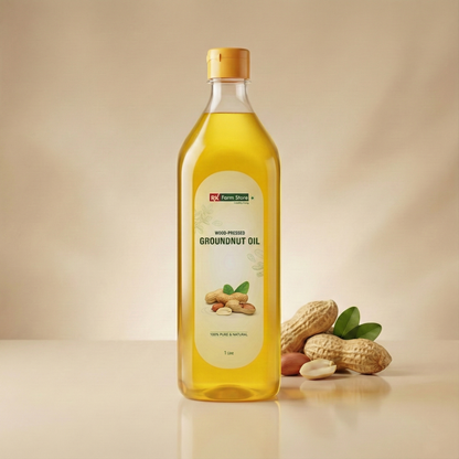 Wood Pressed Groundnut Oil